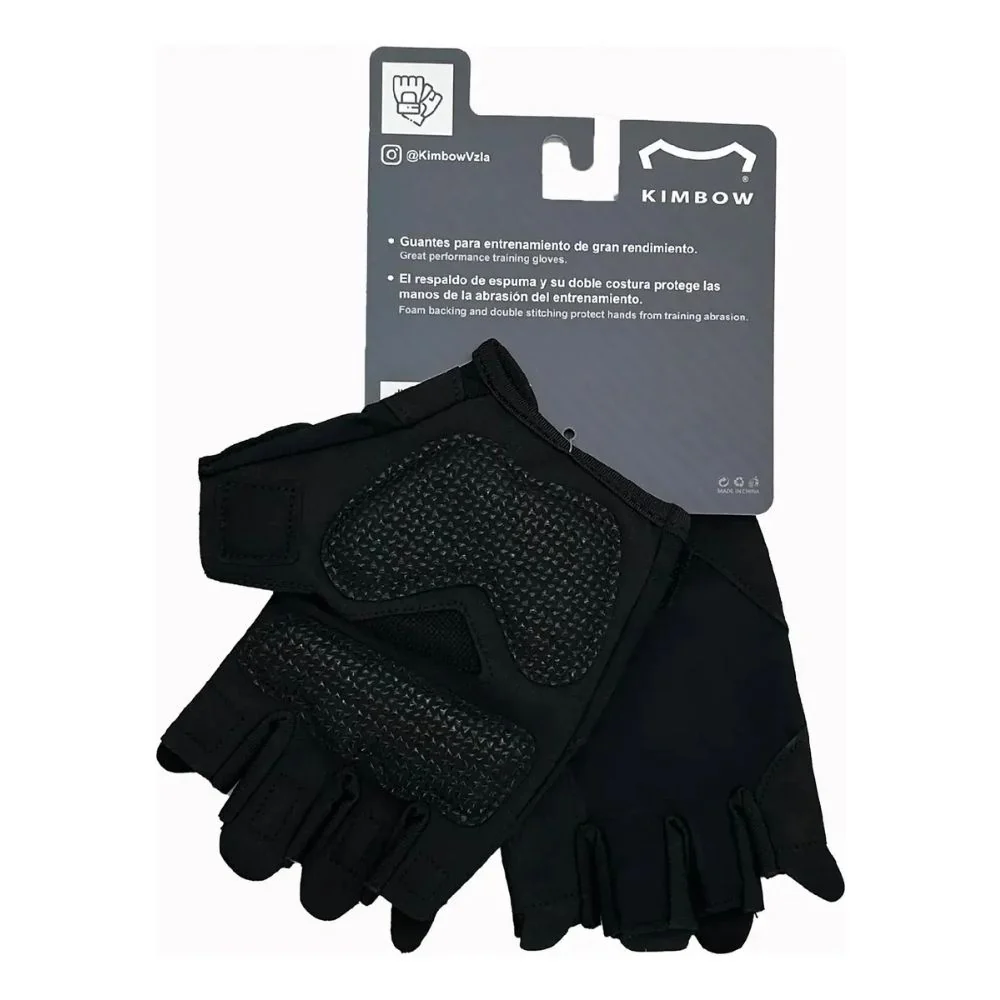 Kimbow Guantes Para Entrenamiento Negros De Licra - Image 3