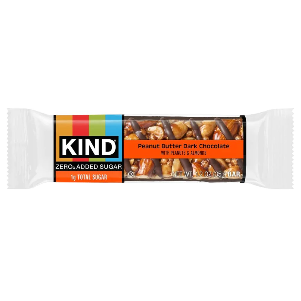 Kind Barra Peanut Butter Dark Chocolate Zero Added Sugar 35g - Image 4