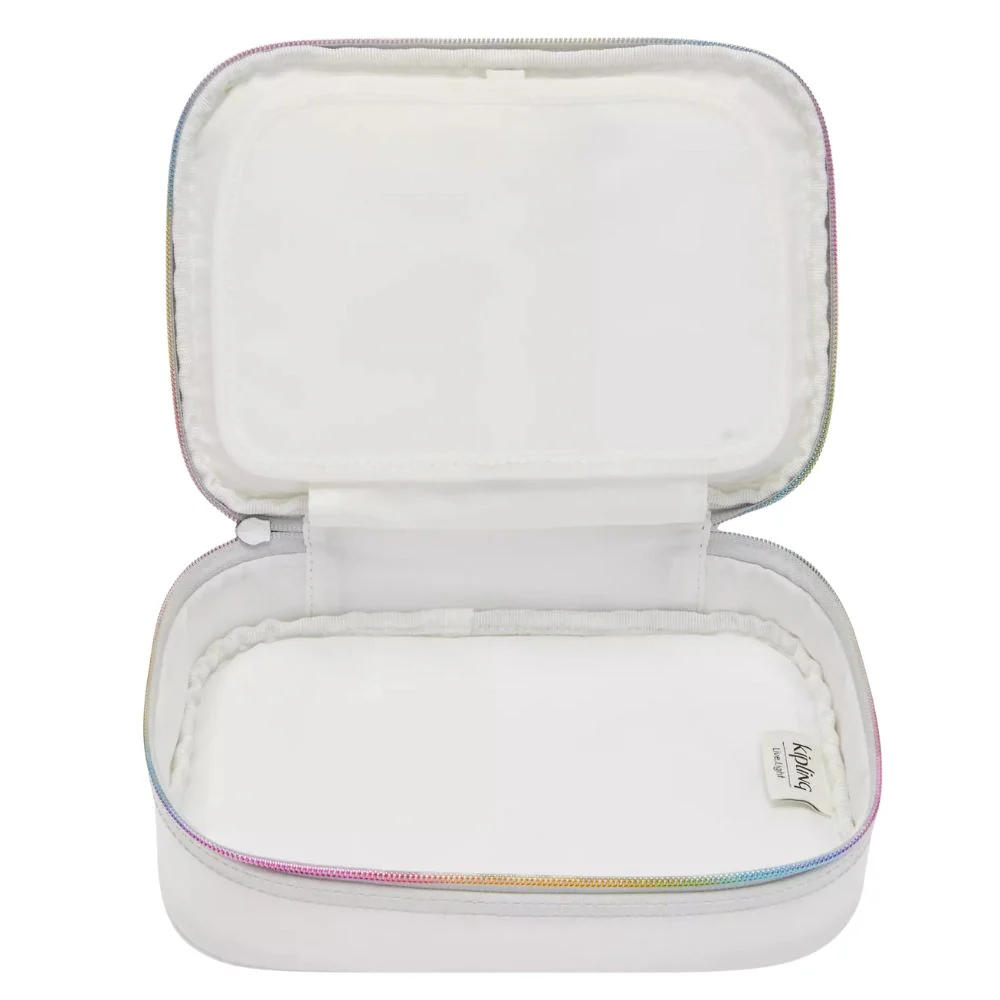 Kipling Cartuchera 100 pens Truly Grey Rainbow - Image 3