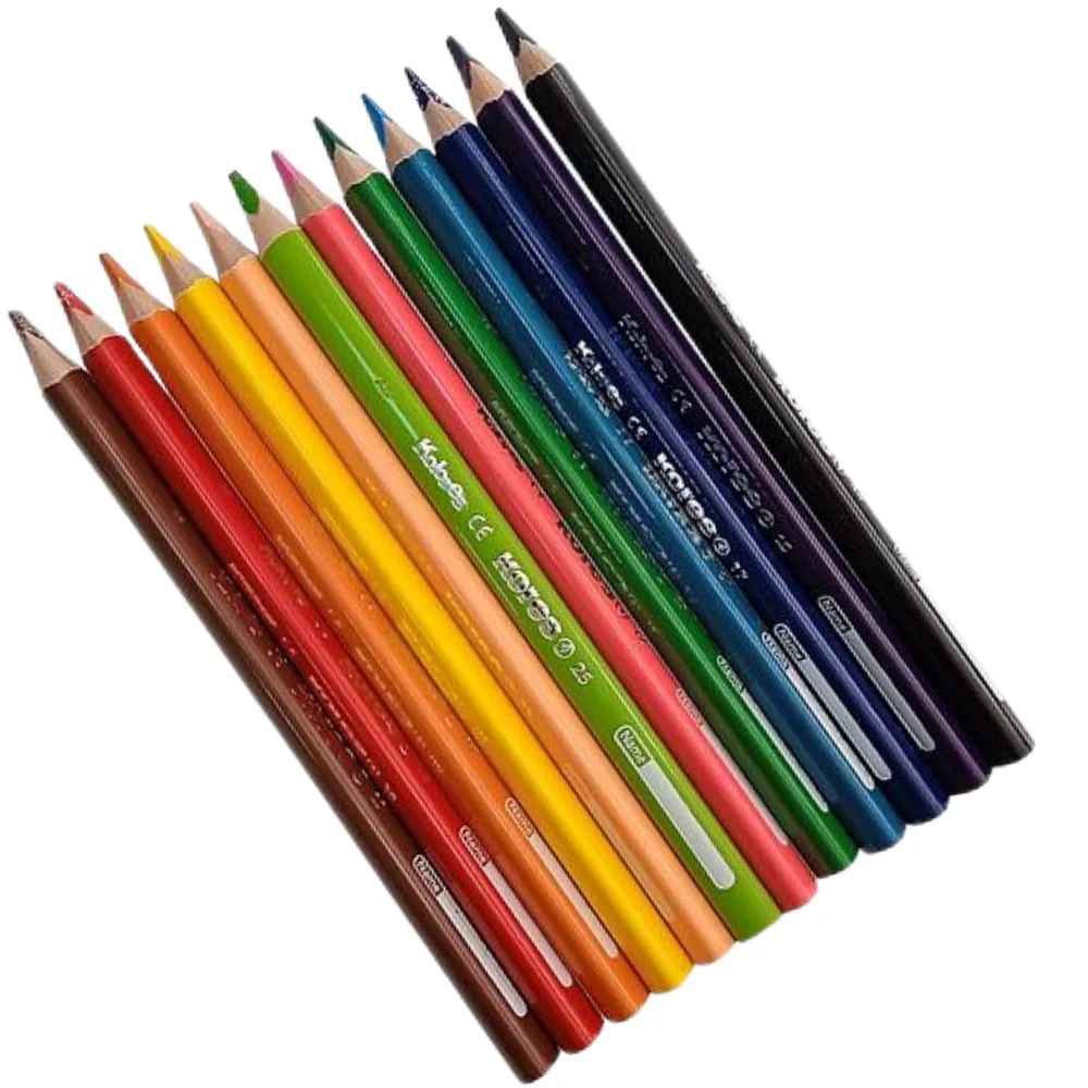 Kores Lapices De Colores Jumbo Triangulares 12 Und + 1 Sacapuntas - Image 3