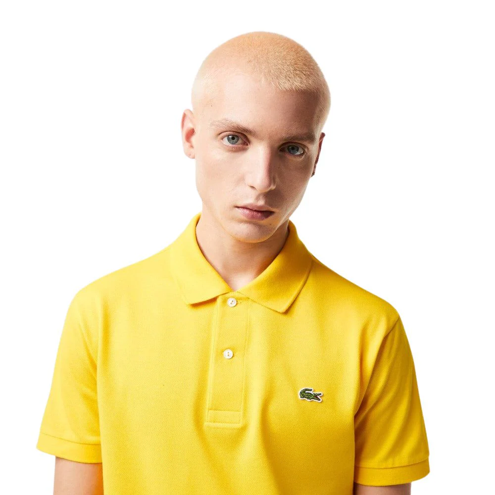 Lacoste Chemise Amarilla Para Caballero - Image 3