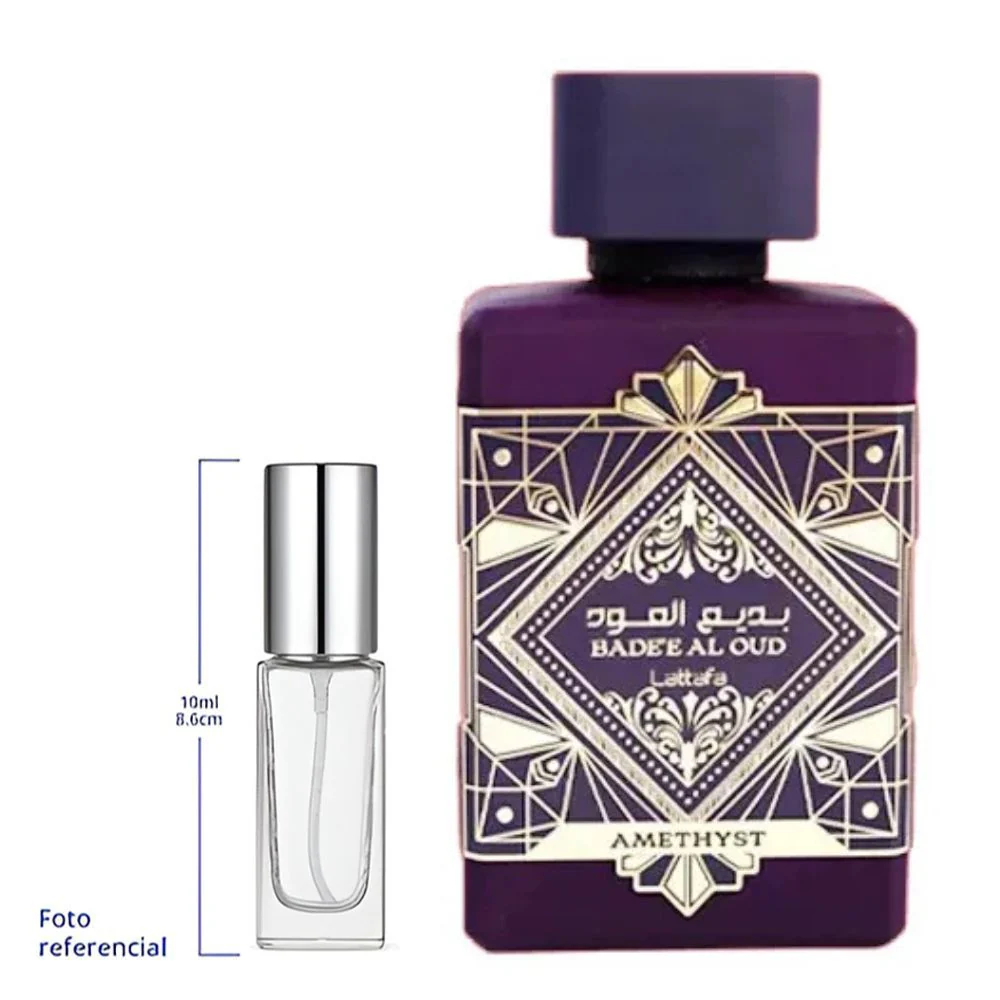 Lattafa Amethyst Badee Al Oud Decant Travel Size Eau De Parfum Unisex - Image 2