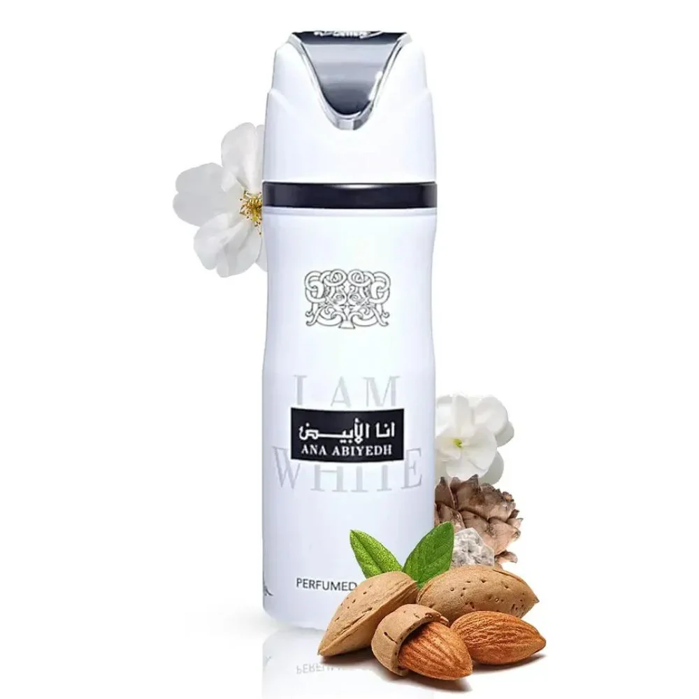 Lattafa Ana Abiyedh Perfumed Body Spray 200ml - Image 2