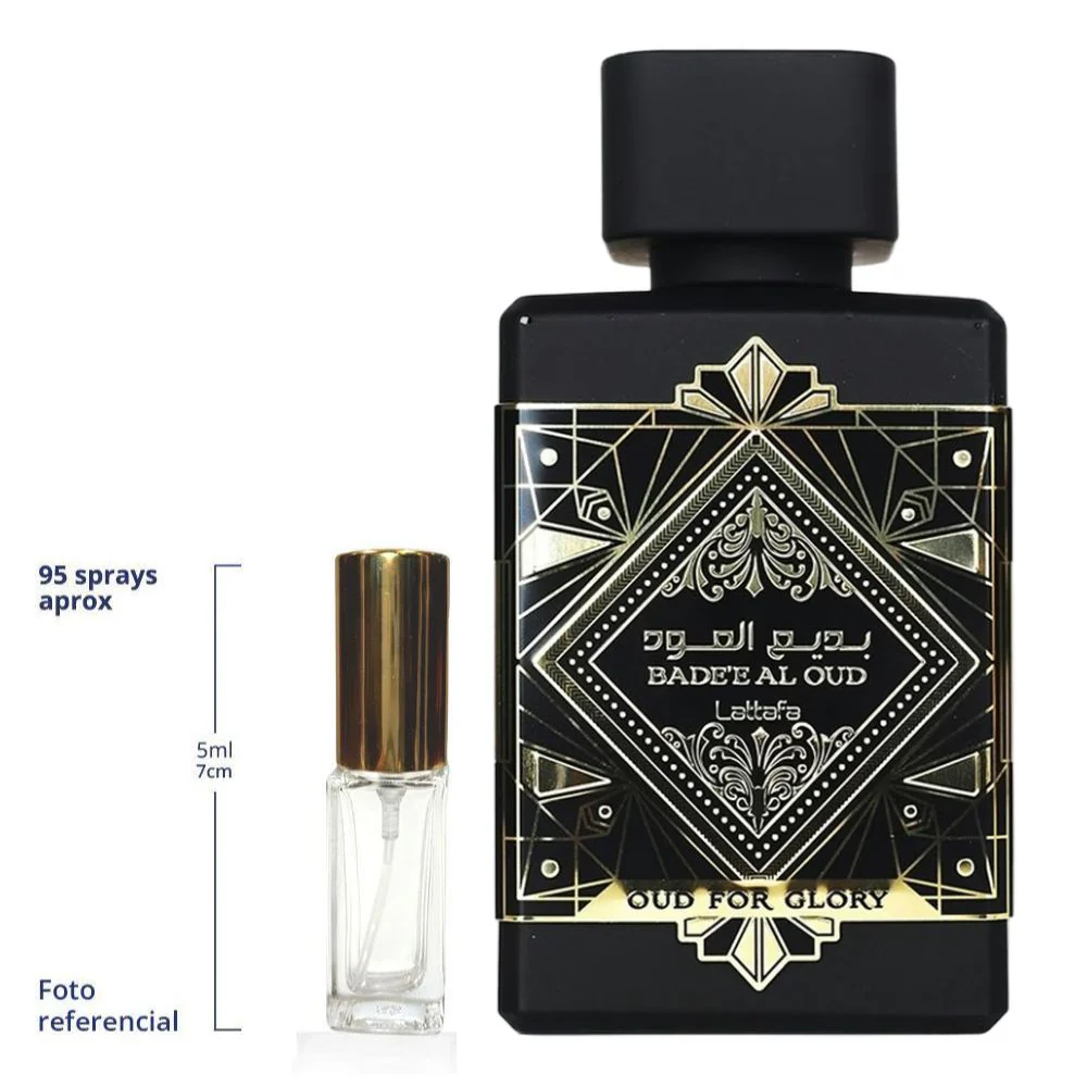 Lattafa Badee Al Oud Oud for Glory Decant Travel Size Eau De Parfum Unisex