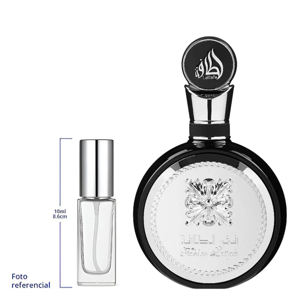 Lattafa Fakhar Silver Decant Travel Size Eau De Parfum For Men - Image 2