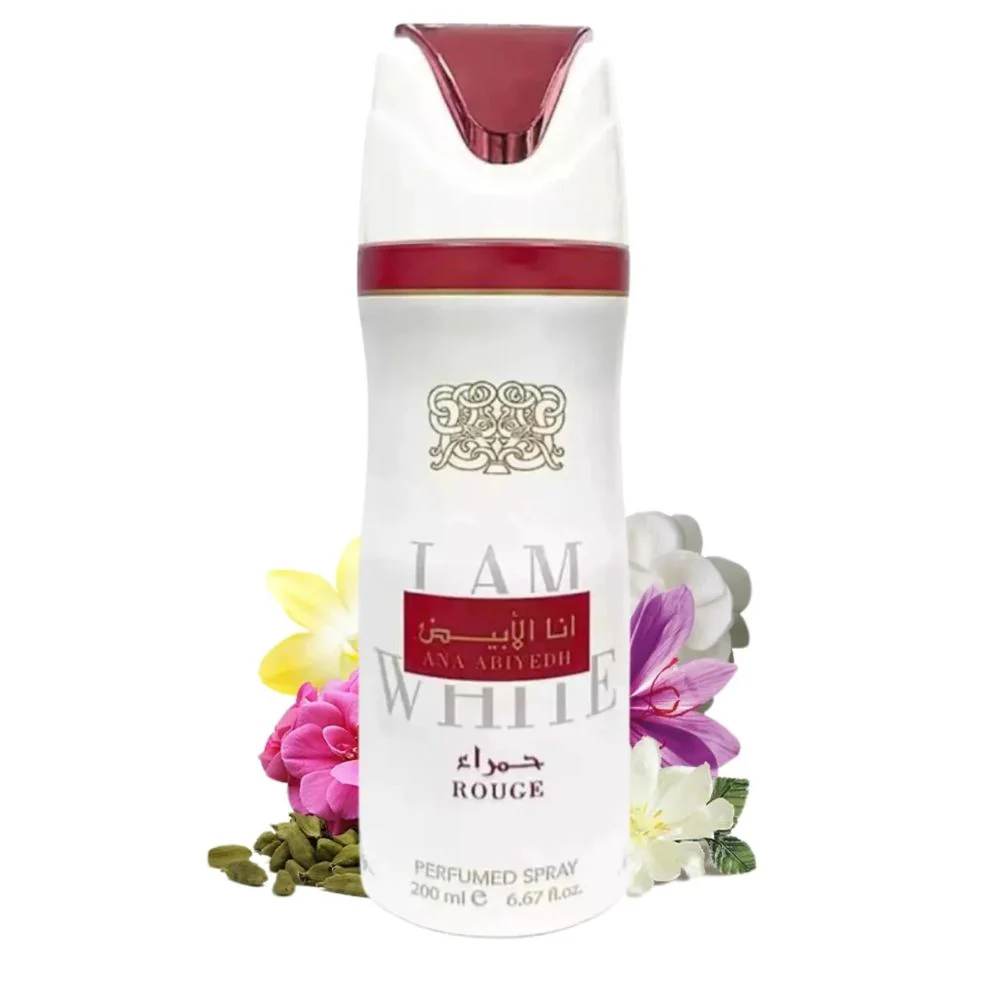 Lattafa Ana Abiyedh Rouge Perfumed Body Spray Unisex 200ml - Image 2