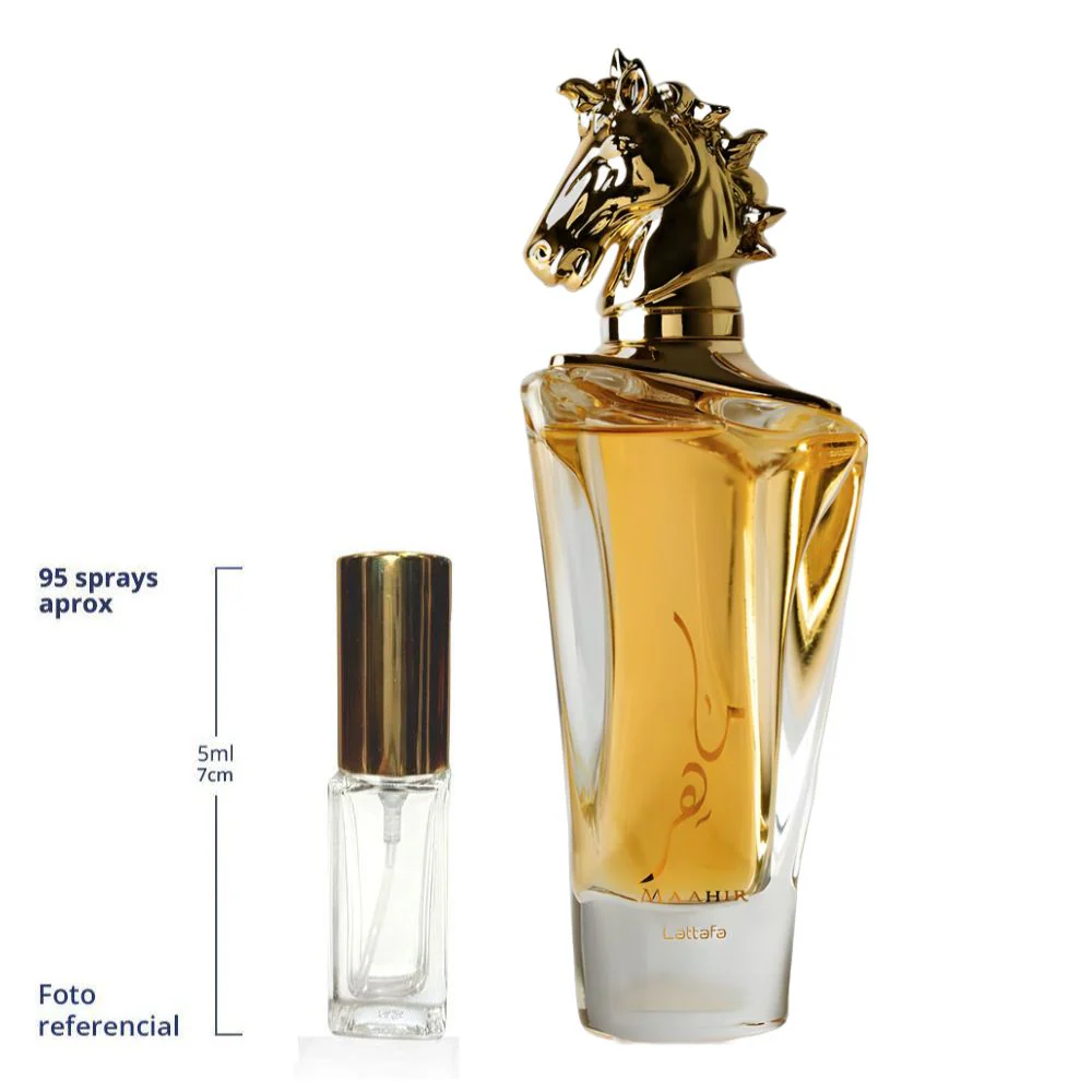 Lattafa Maahir Decant Travel Size Eau De Parfum Unisex