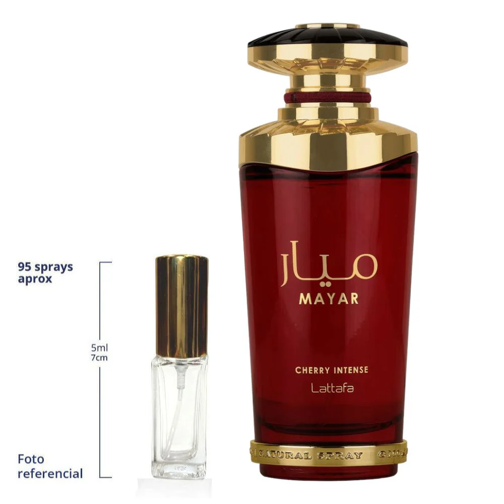 Lattafa Mayar Cherry Intense Decant Travel Size Eau De Parfum Unisex