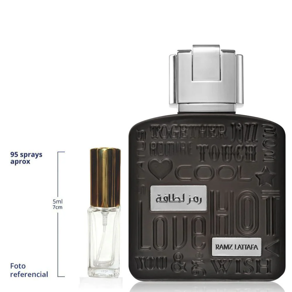 Lattafa Ramz Silver Decant Travel Size Eau De Parfum Unisex