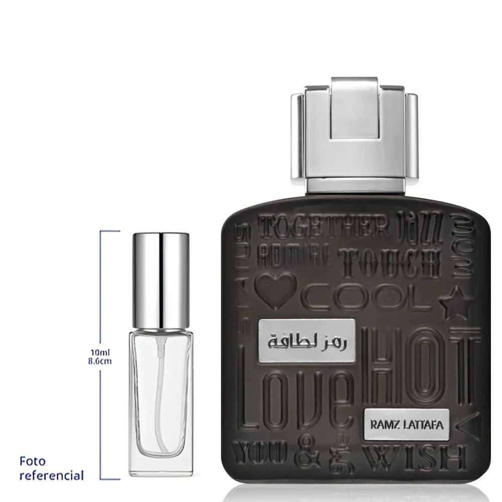 Lattafa Ramz Silver Decant Travel Size Eau De Parfum Unisex - Image 2