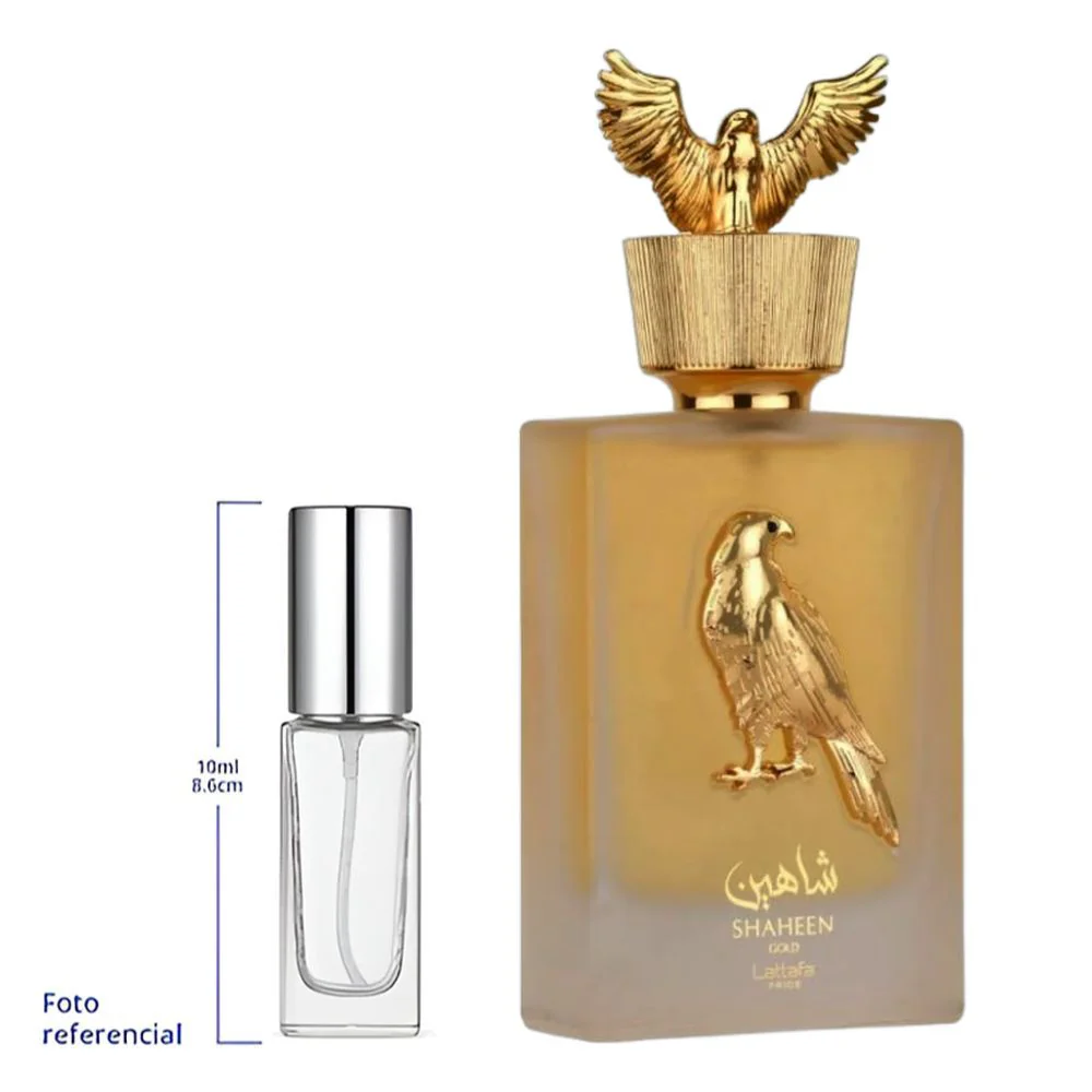 Lattafa Shaheen Gold Decant Travel Size Eau De Parfum Unisex - Image 2