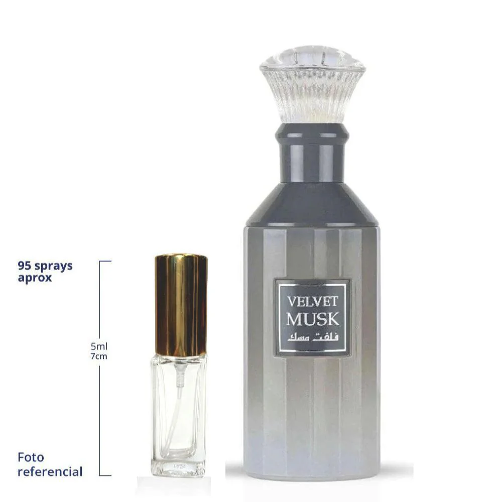 Lattafa Velvet Musk Decant Travel Size Eau De Parfum Unisex