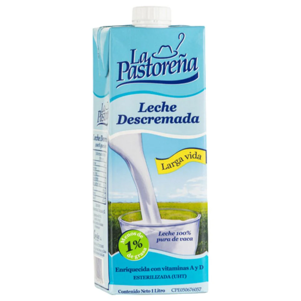 Leche Descremada La Pastoreña 1 Litro