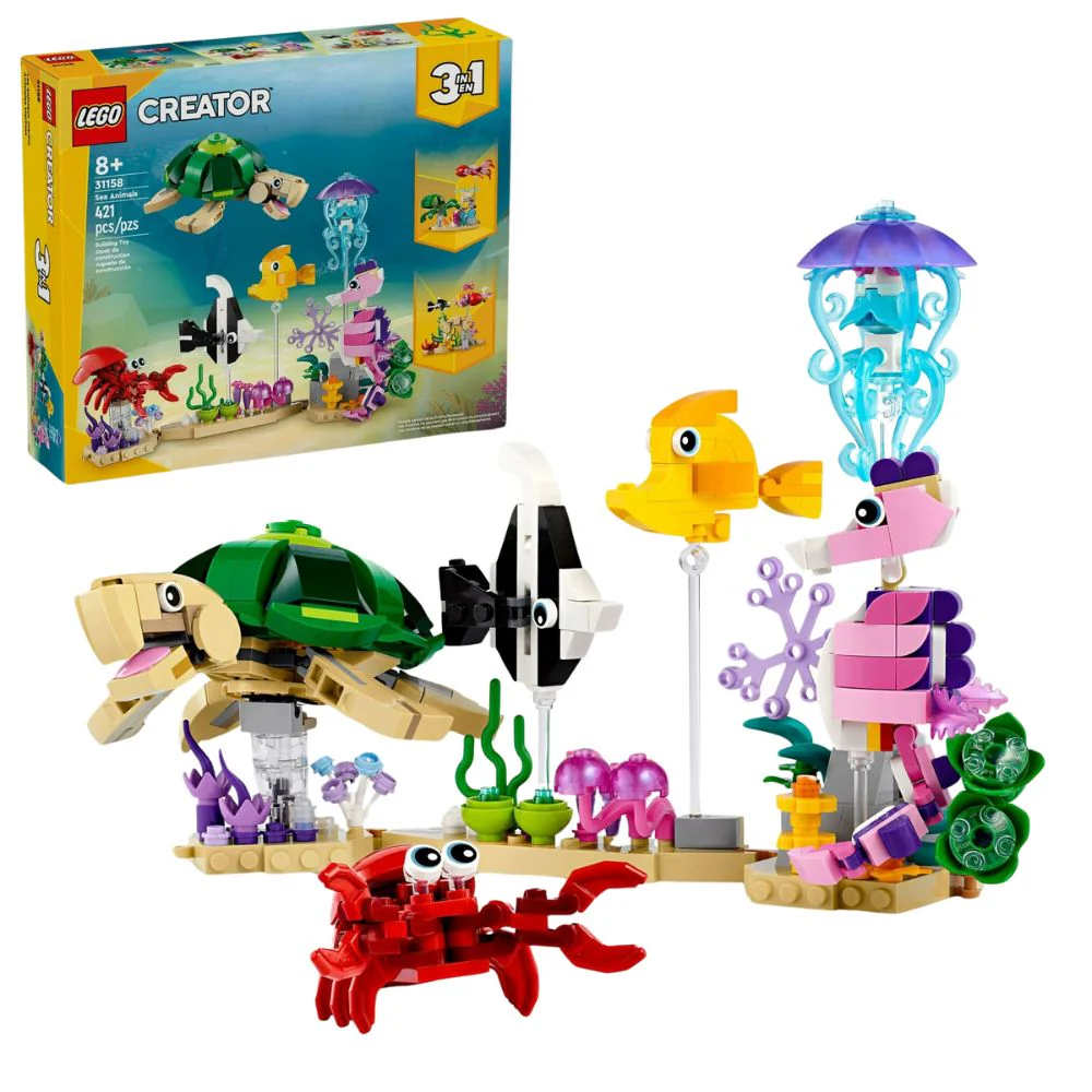 Lego 3en1 Creator Sea Animals 421 Piezas - Image 2