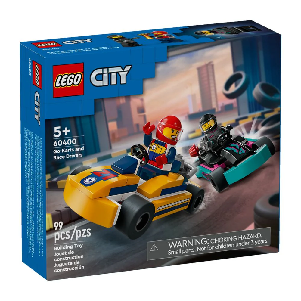 Lego City Go-Karts And Race Drivers 99pzs