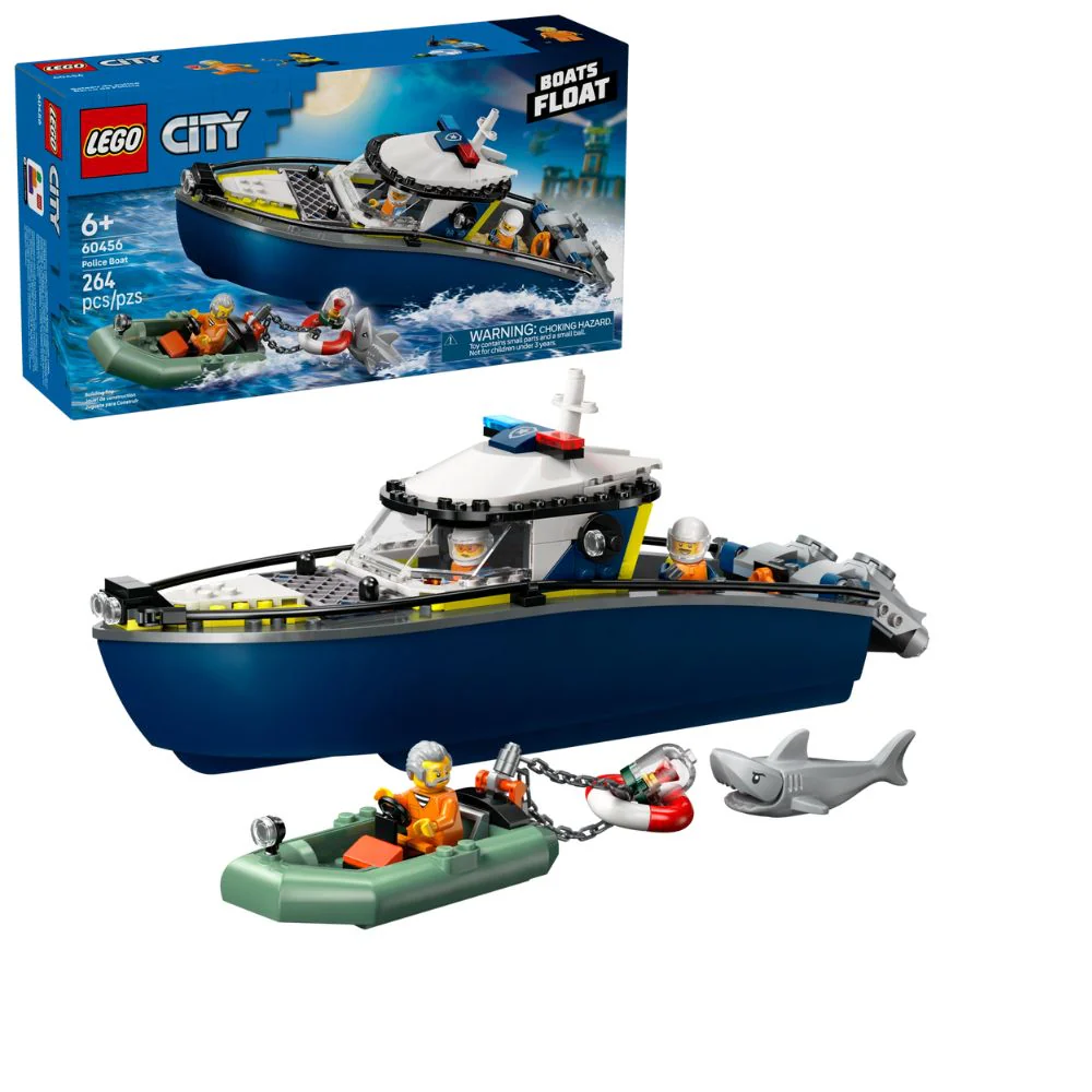 Lego City Police Boat 264 Pzs 6+ - Image 2