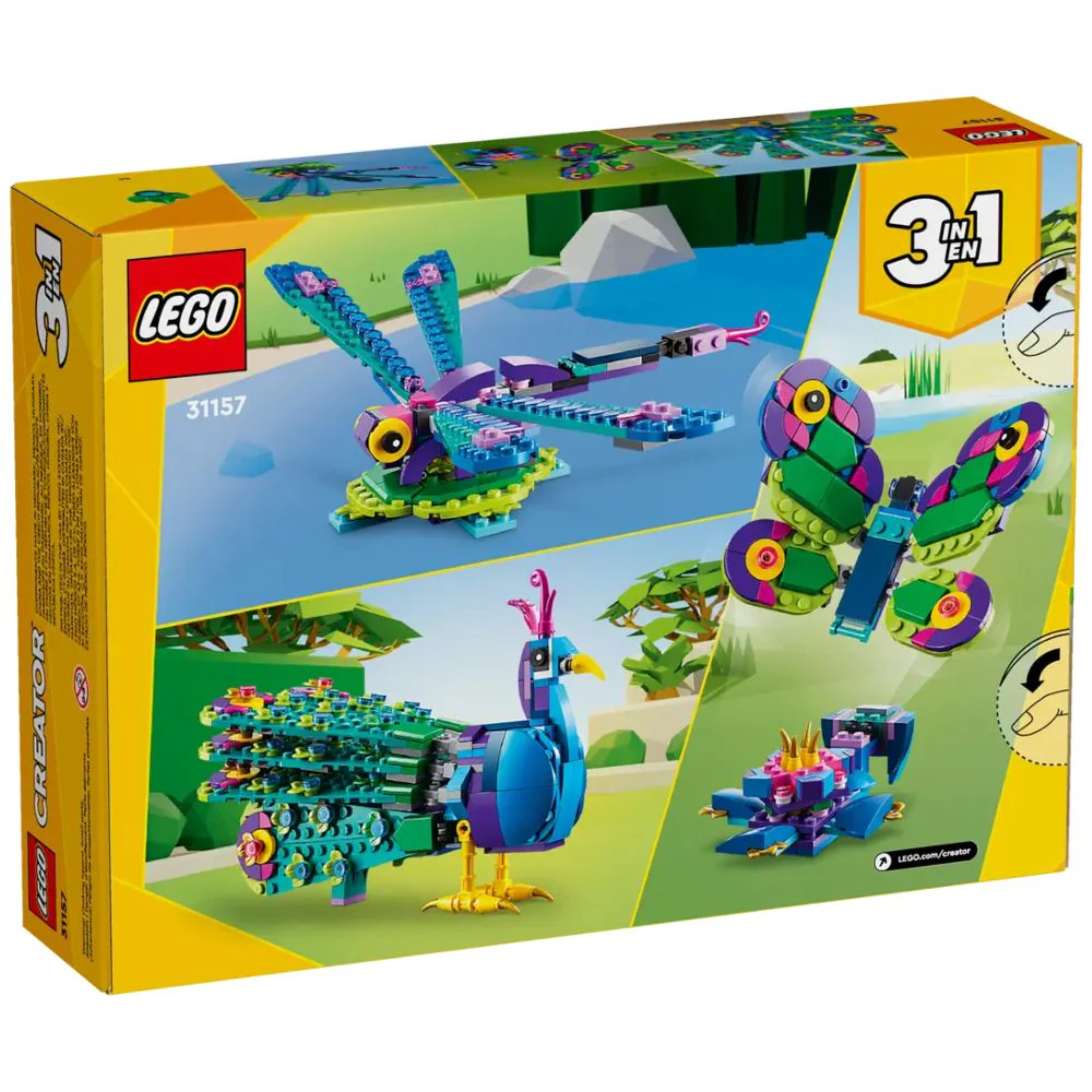 Lego Creator Exotic Peacock 355 Piezas - Image 3