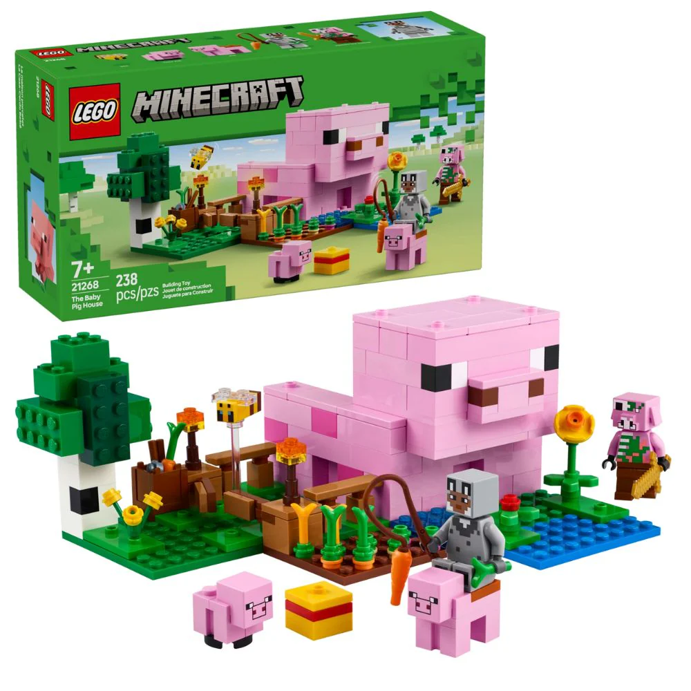 Lego Minecraft The Baby Pig House 238 Pzs 7+ - Image 2