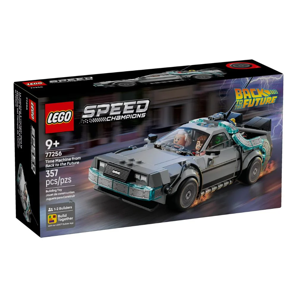 Lego Speed Champions Time Machine From Back To The Future 357 Pzs 9+