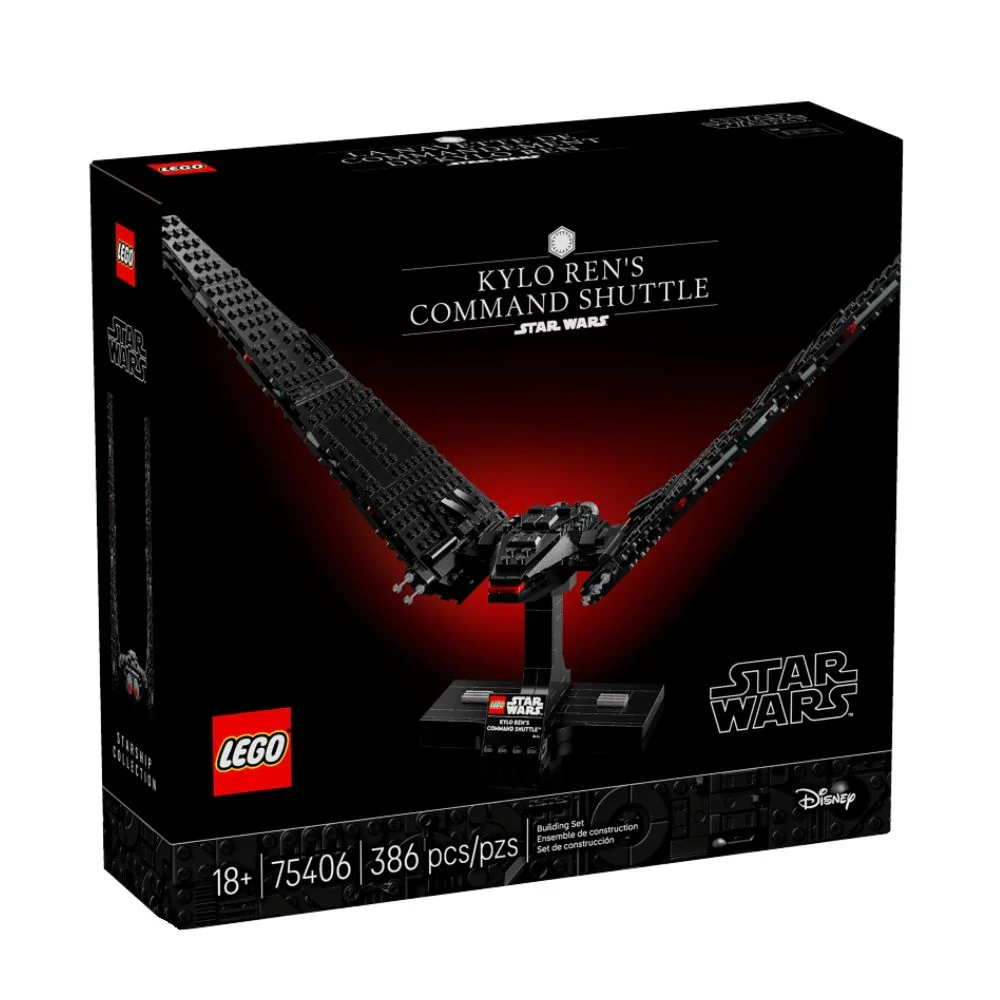 Lego Star Wars Kylo Ren's Command Shuttle 386 Pzs 18+
