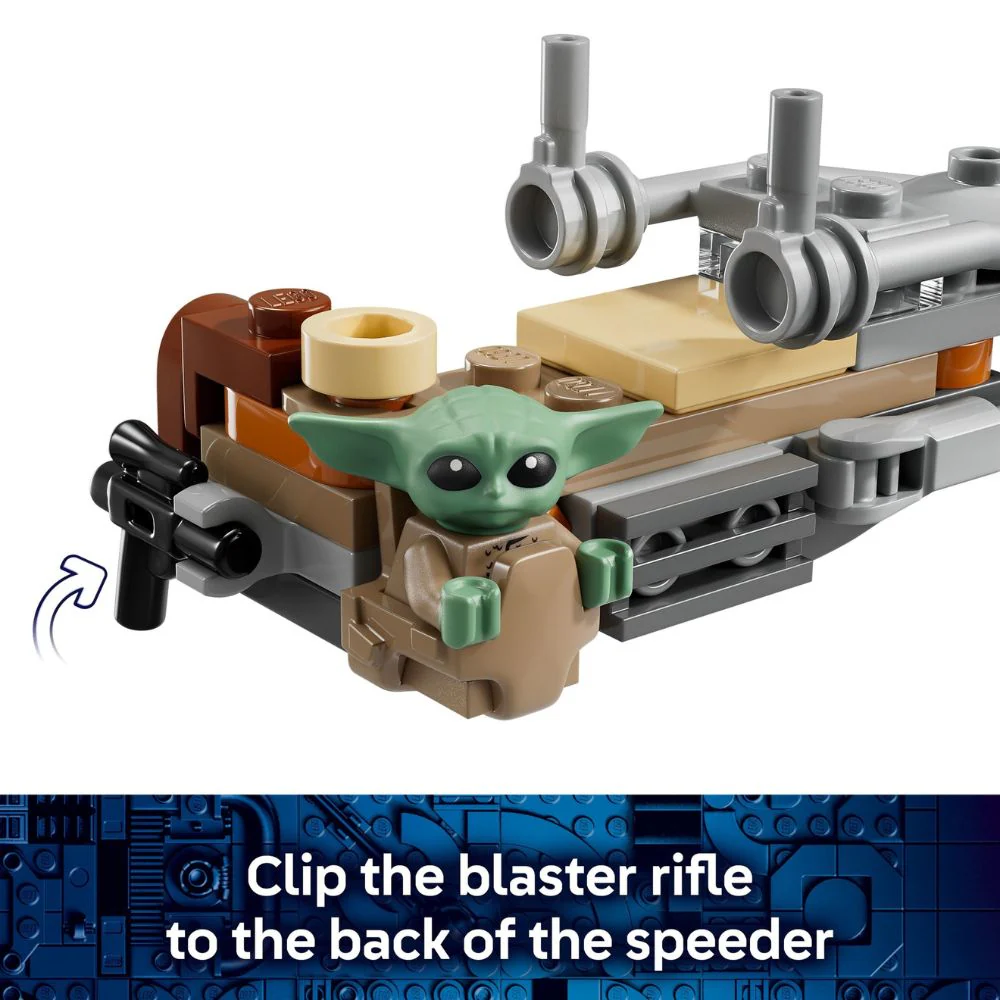 Lego Star Wars The Mandalorian & Grogu's Speeder Bike 58 Pzs 6+ - Image 4