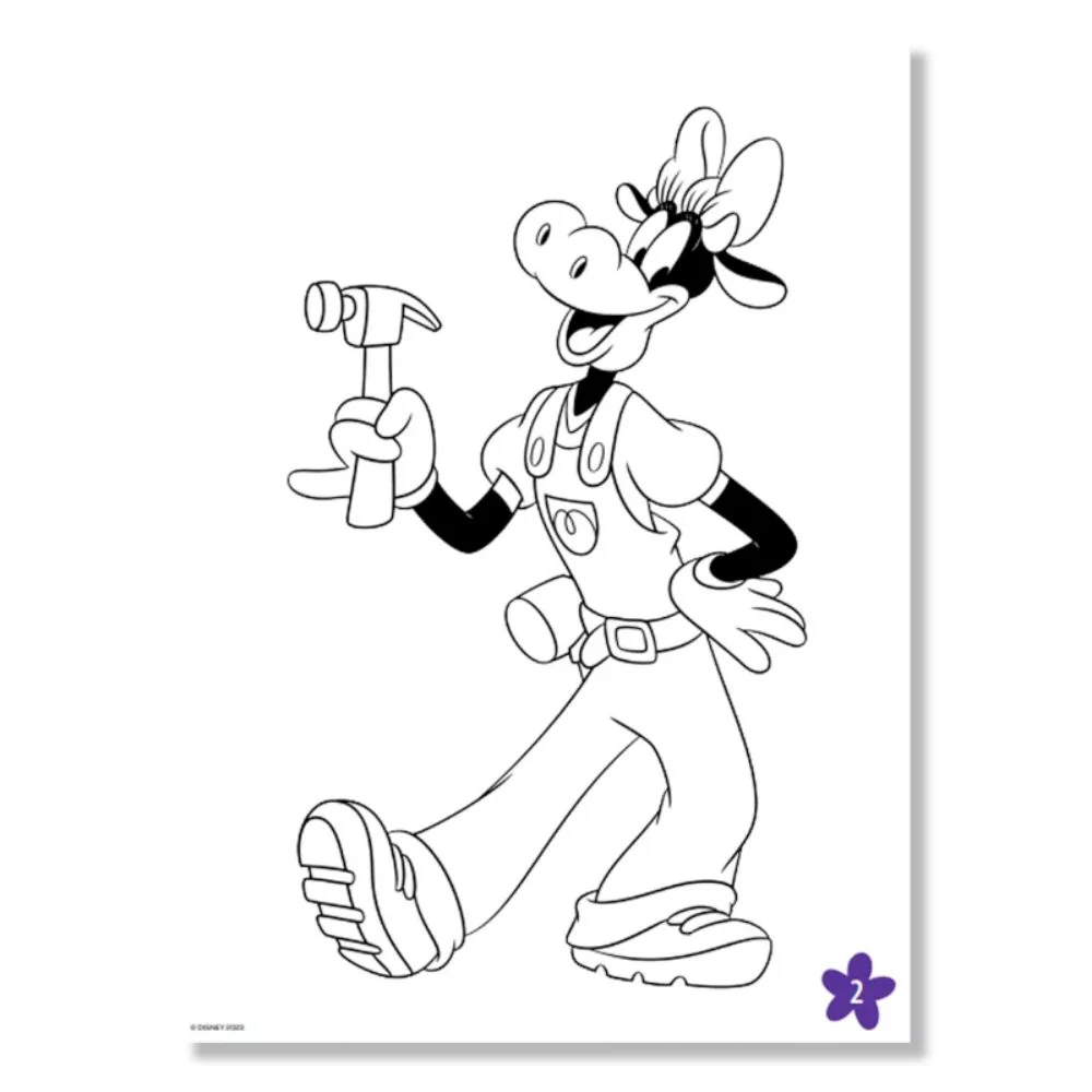 Libro De Actividades Visto Y Coloreo Minnie  16 pag + Stickers - Image 4