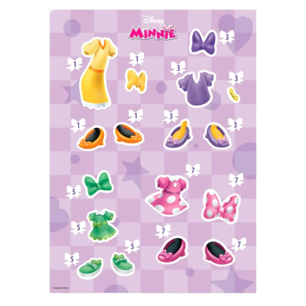 Libro De Actividades Visto Y Coloreo Minnie  16 pag + Stickers - Image 5