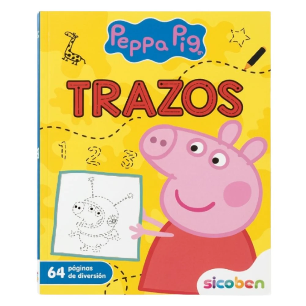 Libro De Actividades Peppa Pig Trazos