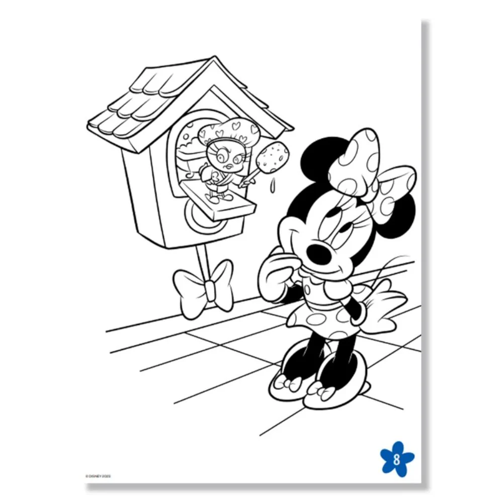 Libro De Actividades Visto Y Coloreo Minnie  16 pag + Stickers - Image 4