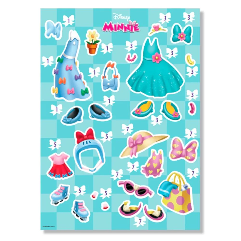 Libro De Actividades Visto Y Coloreo Minnie  16 pag + Stickers - Image 5