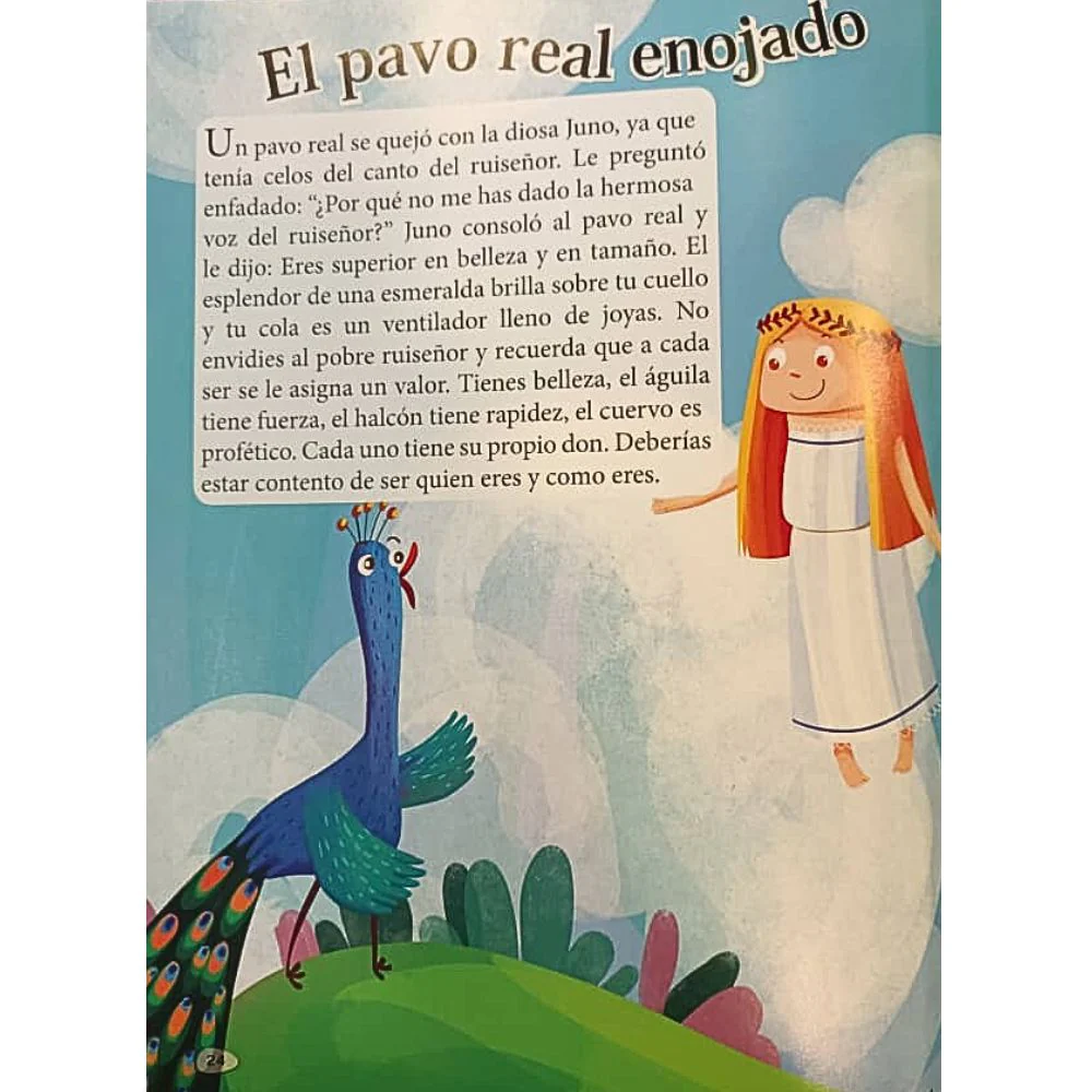 Libro De Lectura Cuentos Que Debes Saber 12 Historias de Jean De La Fontaine 24 pag - Image 2