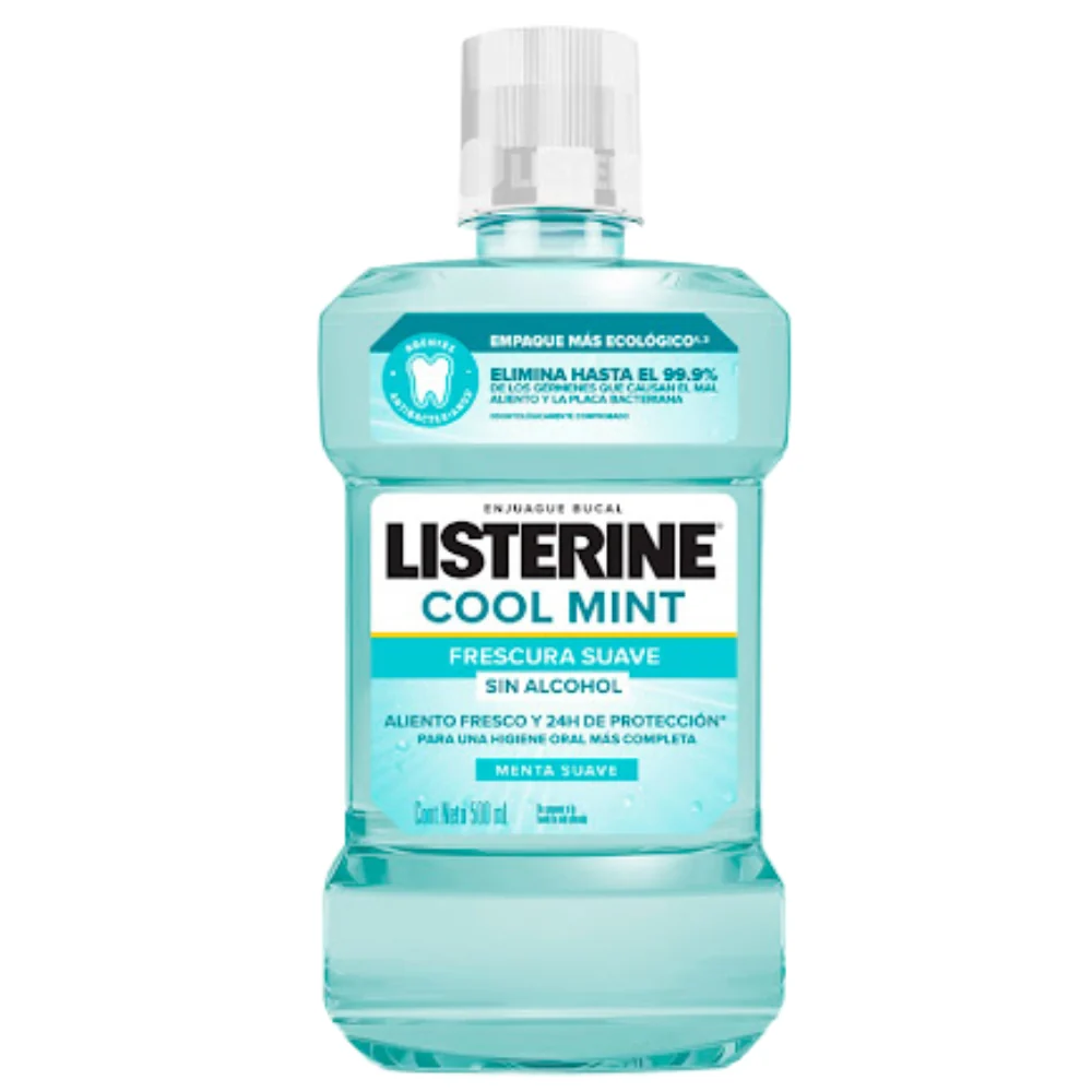 Listerine Enjuague Bucal Cool Mint Zero 500ml