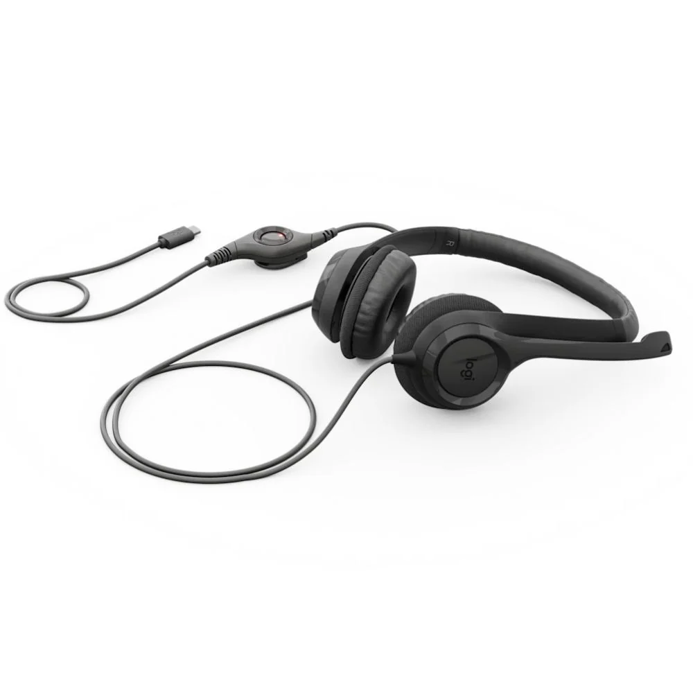 Logitech Audifonos H390 Con USB Para Computadora Negro - Image 3