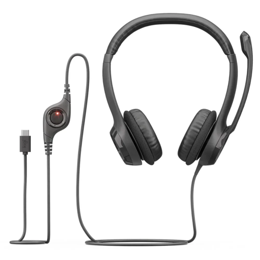Logitech Audifonos H390 Con USB Para Computadora Negro - Image 4