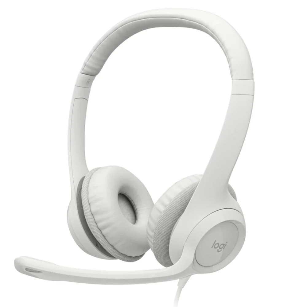 Logitech Audifonos H390 Con USB Para Computadora Blanco - Image 2