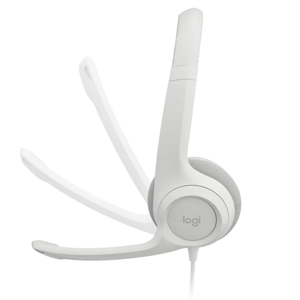 Logitech Audifonos H390 Con USB Para Computadora Blanco - Image 6