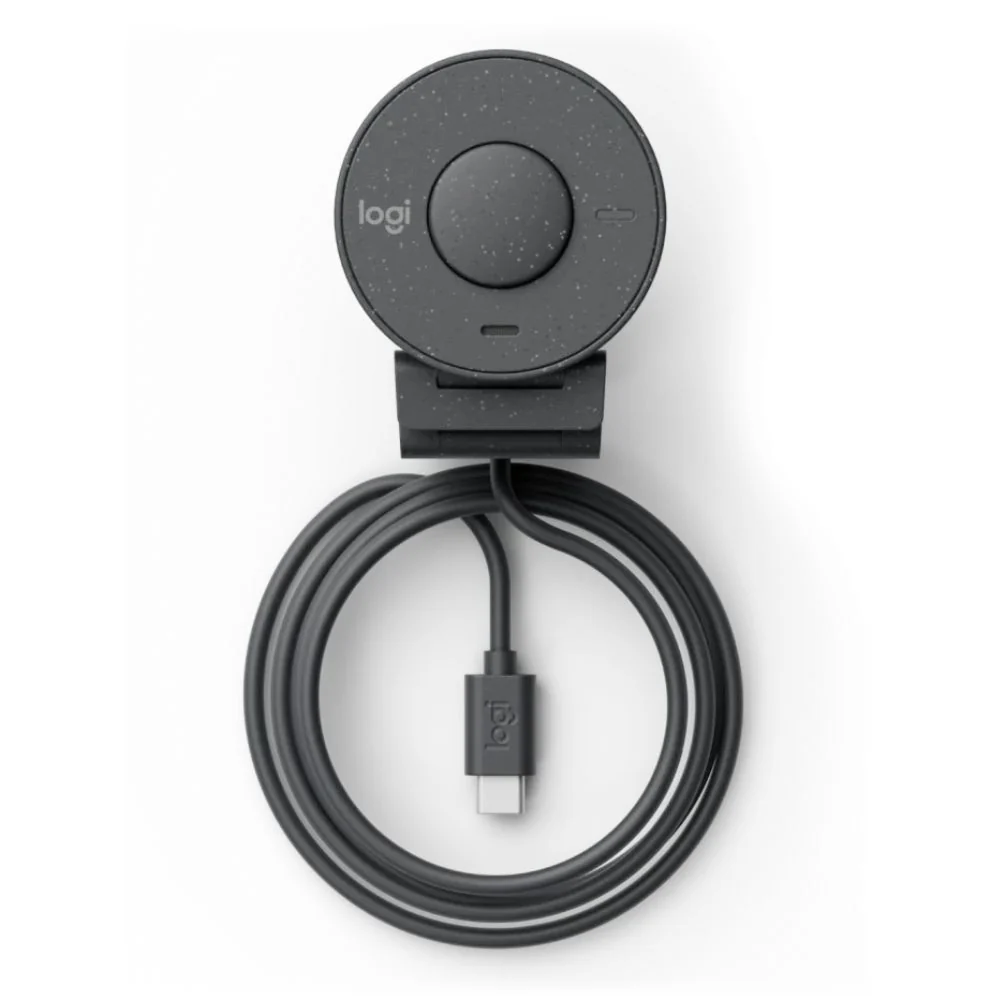 Logitech Brio 300 Webcam Full HD 1080p Color Gris Oscuro - Image 5