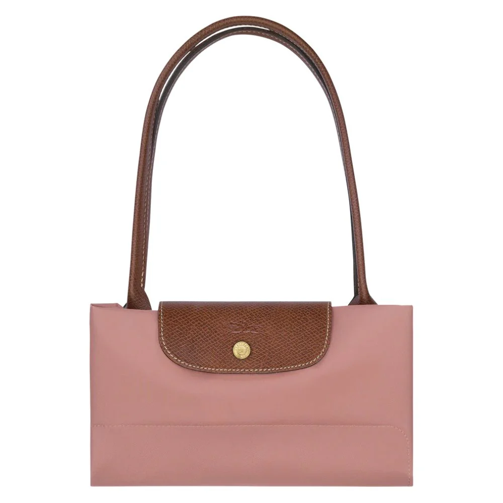 Longchamp Cartera Le Pliage Shoulder Bag Medium Color Pink Tea - Image 6