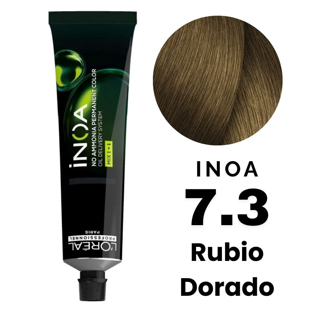 L'Oreal Tinte Inoa profesional Nro.7.3 Rubio Dorado 60gr