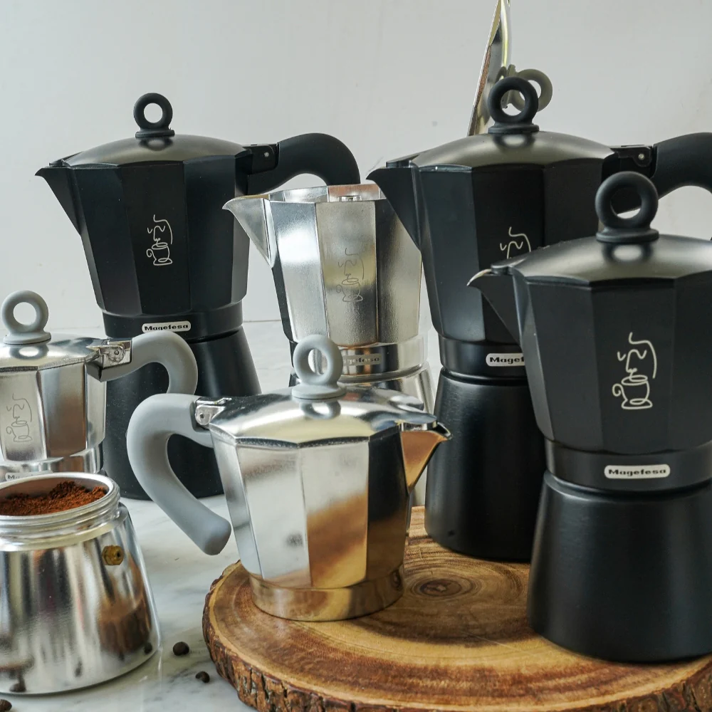 Magefesa Paolo Cafetera Italiana Negra 6 Tazas - Image 3