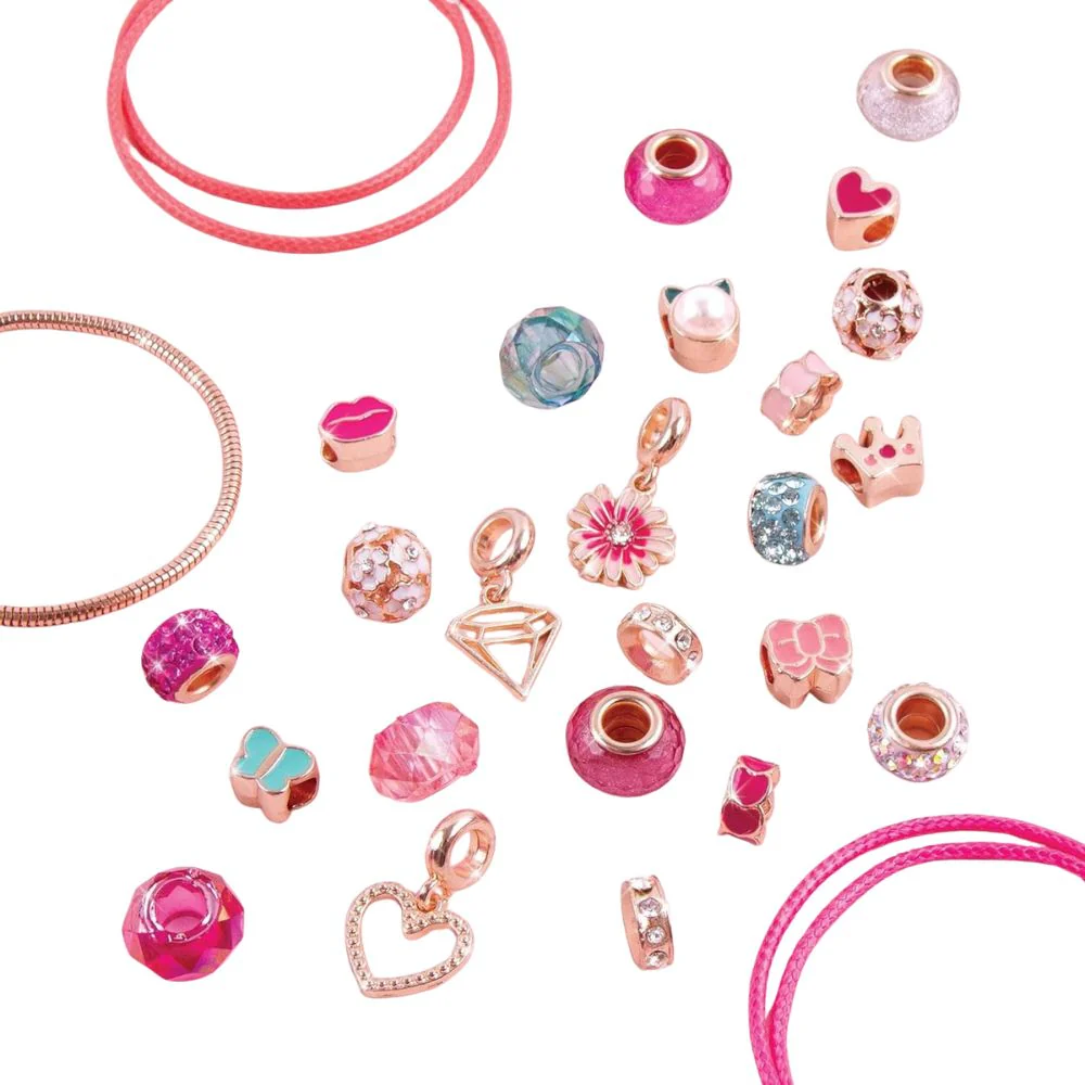 Make It Real Pulseras De Charms De Halo Rosa Princesa 8+ 28Pzs - Image 3