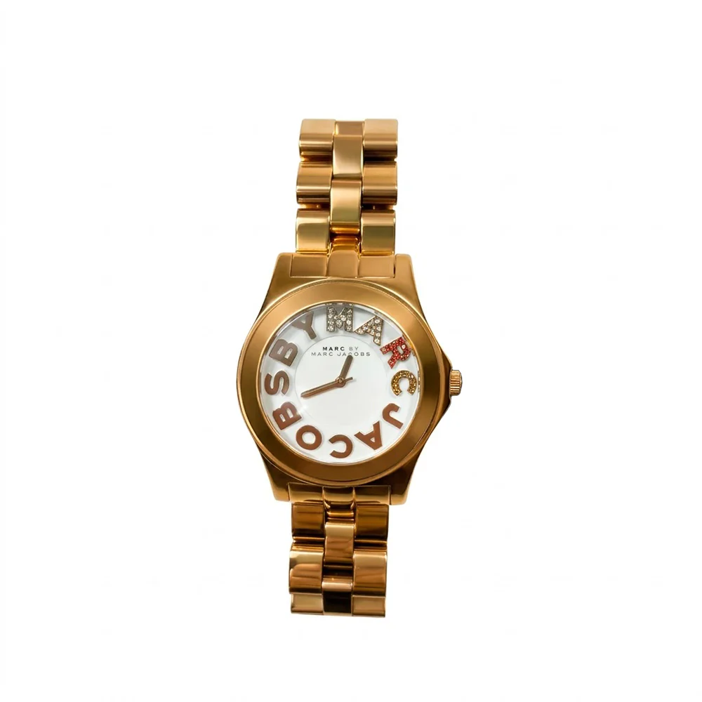 Marc Jacobs Reloj Amy Para Damas Gold & White - Image 2