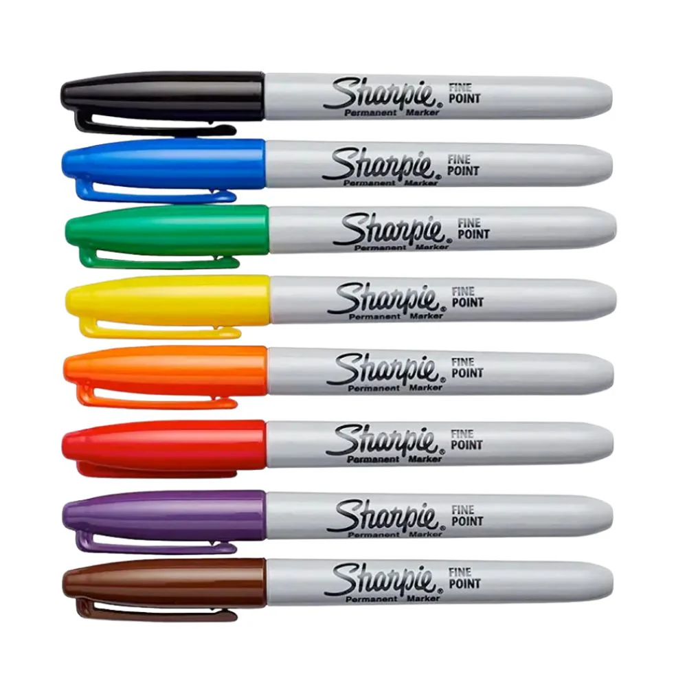 Marcadores Sharpie Permanentes Punta Fina 8 Und - Image 2