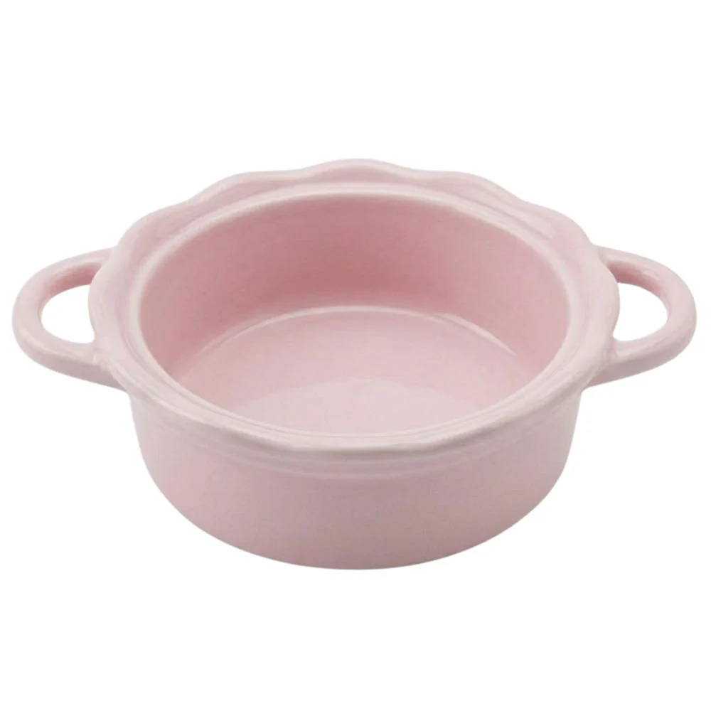 Martha Stewart Stoneware Caserola With Lid Color Rosado 11.4 cm - Image 2