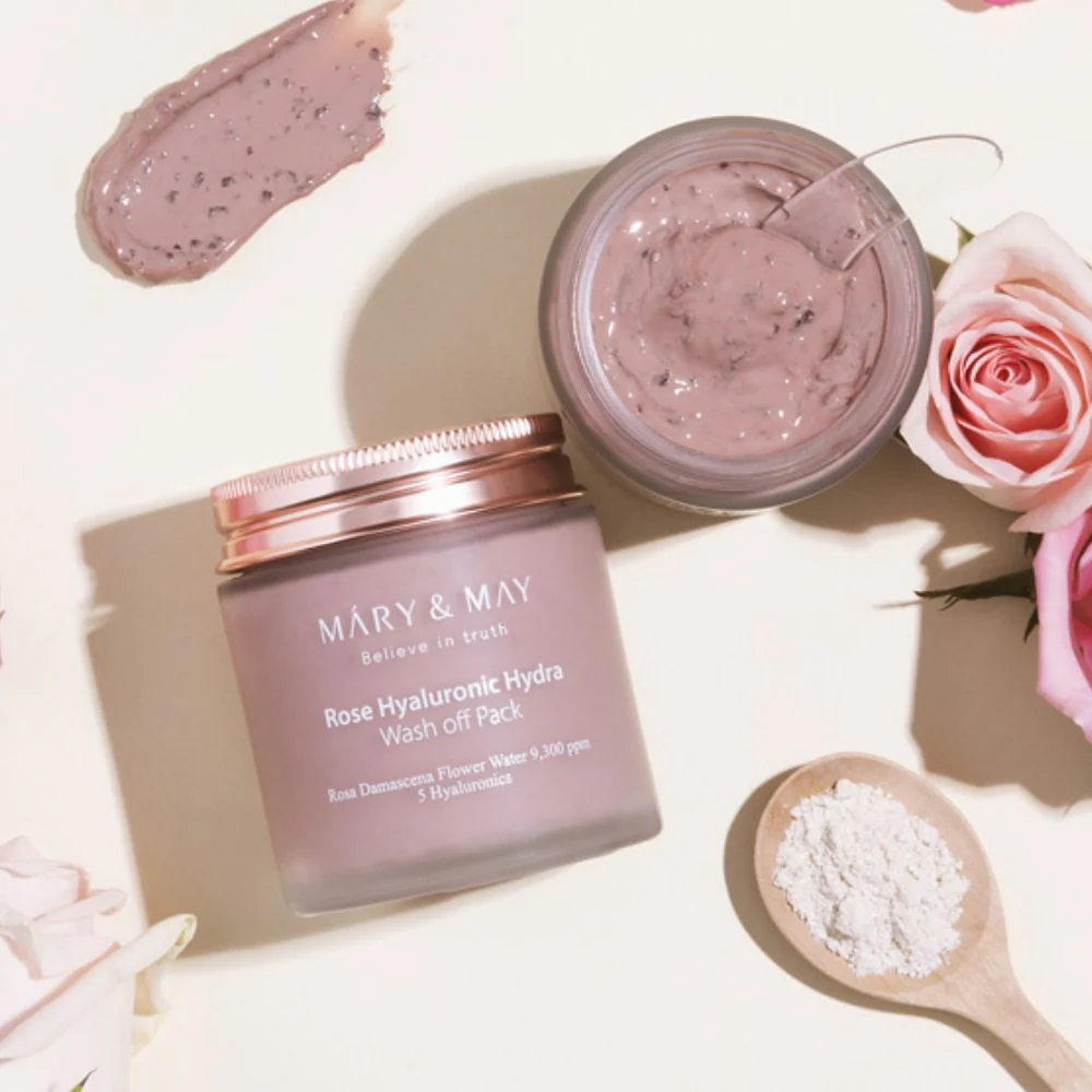 Mary & May Rose Hyaluronic Hydra Wash Off Pack 2 Und - Image 2