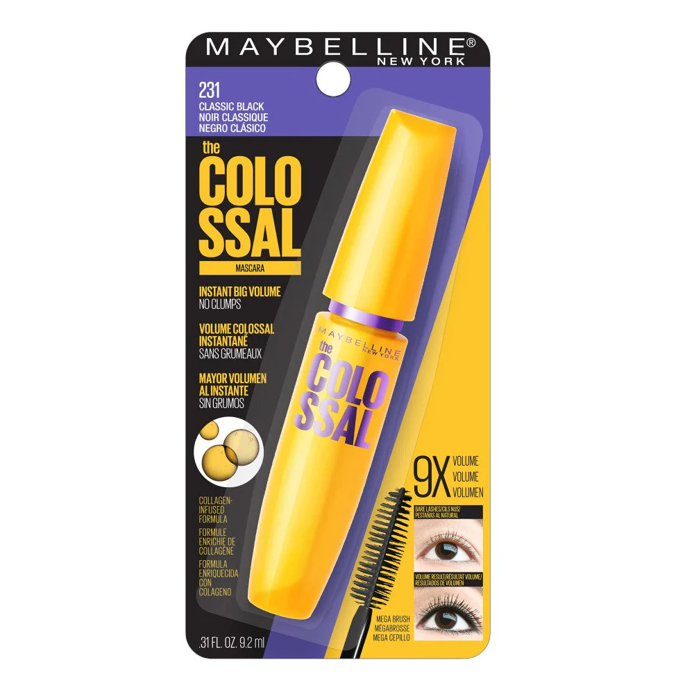 Maybelline The Colossal Mascara 100% Black Lavable 9.2ml - Image 2