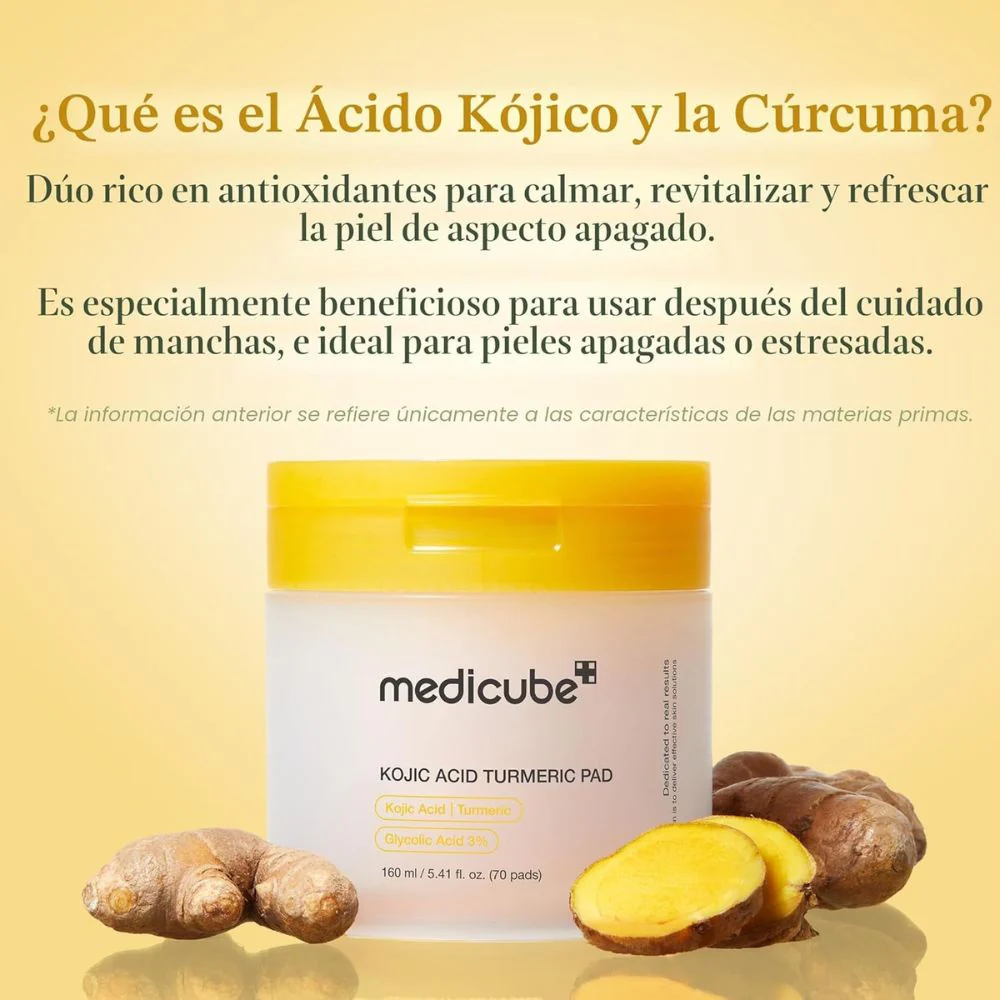 Medicube Kojic Acid Turmeric Pad 160ml - Image 2