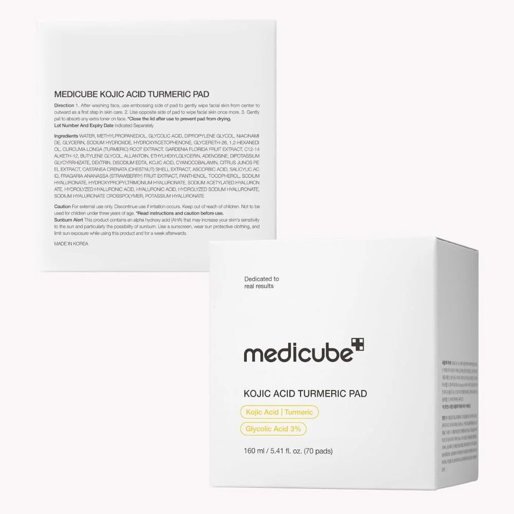 Medicube Kojic Acid Turmeric Pad 160ml - Image 3