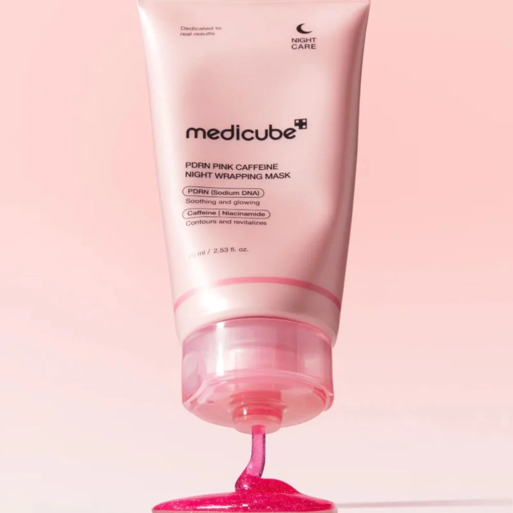 Medicube PDRN Pink Caffeine Night Wrapping Mask 75ml - Image 3