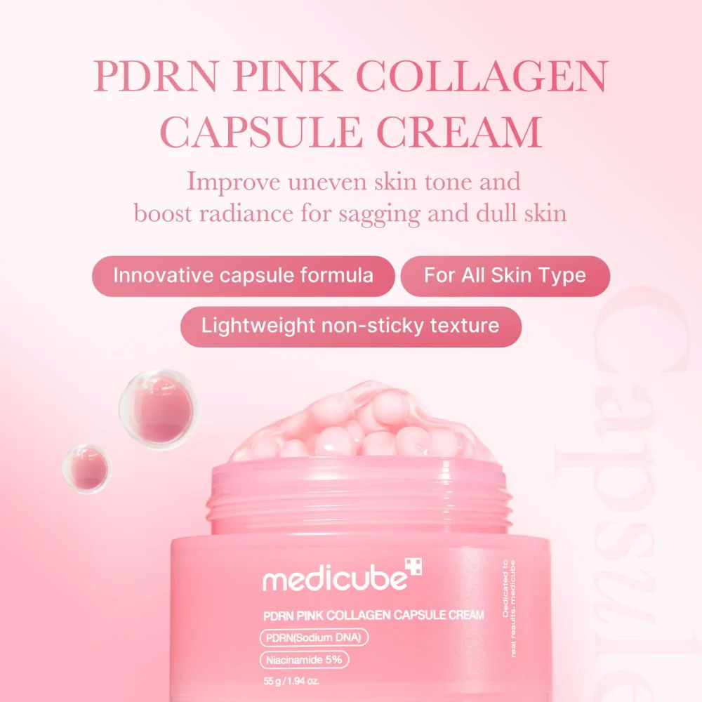 Medicube PDRN Pink Collagen Capsule Cream 55gr - Image 2